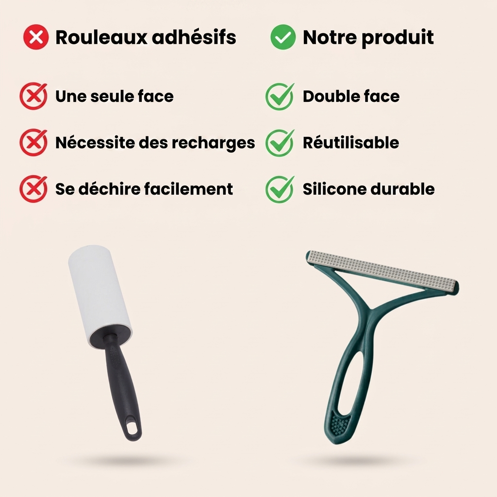 Raclette anti-poils [CADEAU OFFERT]