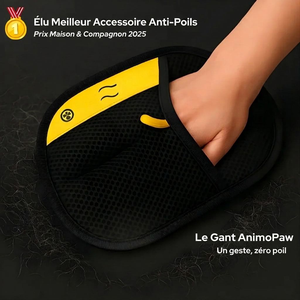 Gant attrape poil