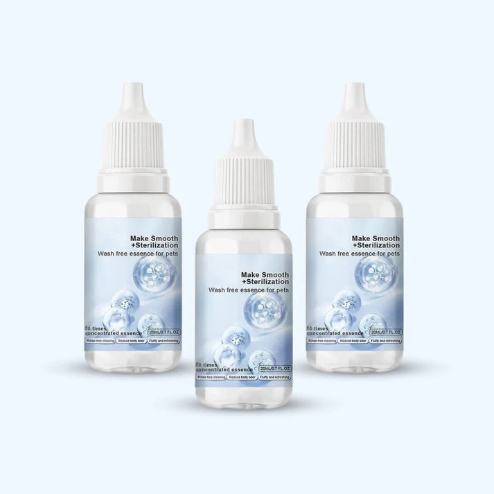 Gouttes de shampoing rafraîchissantes pour le pelage