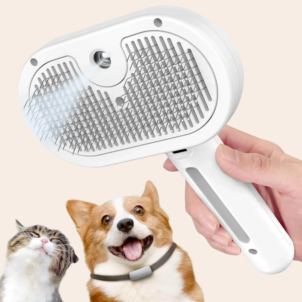 VapoBrosse AnimoPaw — Brosse de Toilettage Professionnelle pour Animaux de Compagnie