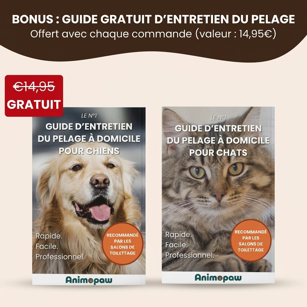 VapoBrosse AnimoPaw — Brosse de Toilettage Professionnelle pour Animaux de Compagnie