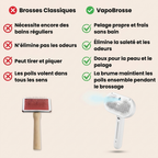 VapoBrosse AnimoPaw® | Brosse de Toilettage Professionnelle pour Animaux de Compagnie